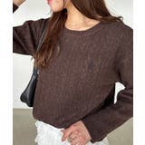 ＜ＵＳＰ＞ワンポイントケーブルニット | RANAN | 詳細画像31 