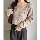 ＜ＵＳＰ＞ワンポイントケーブルニット | RANAN | 詳細画像4 