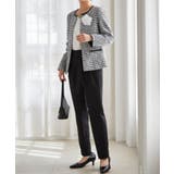 【4点セット】【選べるボトム】ツイードジャケットセットスーツ | RANAN | 詳細画像3 