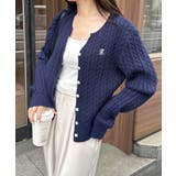 ＜solleim＞キーネックケーブルニットカーディガン | RANAN | 詳細画像15 