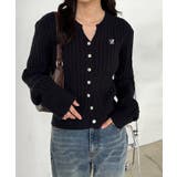 キーネックケーブルニットカーディガン | RANAN | 詳細画像28 