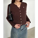 キーネックケーブルニットカーディガン | RANAN | 詳細画像33 