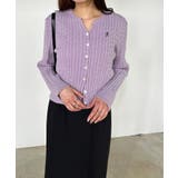 キーネックケーブルニットカーディガン | RANAN | 詳細画像44 