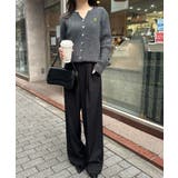 ＜solleim＞キーネックケーブルニットカーディガン | RANAN | 詳細画像8 