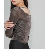 バックオープンベロアトップス | RANAN | 詳細画像13 