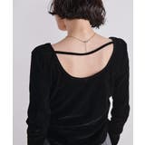 バックオープンベロアトップス | RANAN | 詳細画像8 