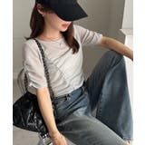 シャーリングラメTシャツ | RANAN | 詳細画像21