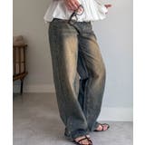 【S~Lサイズ展開】ラインストーンデニムパンツ | RANAN | 詳細画像22