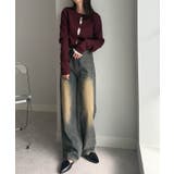 ラインストーンデニムパンツ | RANAN | 詳細画像4 