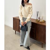 ストラップリボンオフショルニット | RANAN | 詳細画像10 