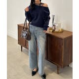 ストラップリボンオフショルニット | RANAN | 詳細画像25 