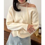 ストラップリボンオフショルニット | RANAN | 詳細画像6 