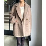 ベージュ | ダブルテーラードシャギージャケット | RANAN