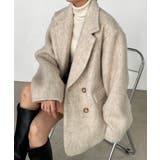 アイボリー | ダブルテーラードシャギージャケット | RANAN