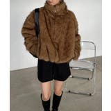 <solleim>MIXカラーショート丈フェイクファーブルゾン | RANAN | 詳細画像1