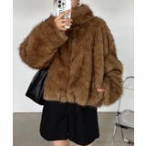 <solleim>MIXカラーショート丈フェイクファーブルゾン | RANAN | 詳細画像2