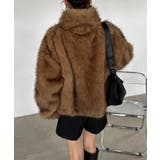 <solleim>MIXカラーショート丈フェイクファーブルゾン | RANAN | 詳細画像6