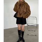 <solleim>MIXカラーショート丈フェイクファーブルゾン | RANAN | 詳細画像7