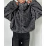 <solleim>MIXカラーショート丈フェイクファーブルゾン | RANAN | 詳細画像9