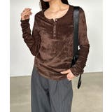 シアーベロアヘンリーネックトップス | RANAN | 詳細画像23 