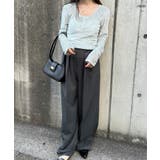 シアーベロアヘンリーネックトップス | RANAN | 詳細画像34 