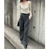 シアーベロアヘンリーネックトップス | RANAN | 詳細画像5 