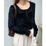 シアーベロアヘンリーネックトップス | RANAN | 詳細画像9 