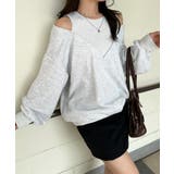 オートミール | フェイクレイヤードデザインスウェット | RANAN