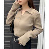 <solleim>襟付きラインリブニット | RANAN | 詳細画像1