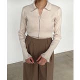 <solleim>襟付きラインリブニット | RANAN | 詳細画像10