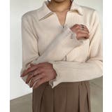 <solleim>襟付きラインリブニット | RANAN | 詳細画像11