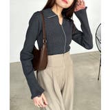 <solleim>襟付きラインリブニット | RANAN | 詳細画像7