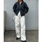 <solleim>ダブルジップ襟付きニットブルゾン | RANAN | 詳細画像11