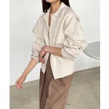 <solleim>ダブルジップ襟付きニットブルゾン | RANAN | 詳細画像13