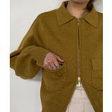 ダブルジップ襟付きニットブルゾン | RANAN | 詳細画像19 