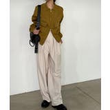 <solleim>ダブルジップ襟付きニットブルゾン | RANAN | 詳細画像5