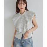 パフショルダーコンパクトチェックシャツ | RANAN | 詳細画像10