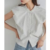 パフショルダーコンパクトチェックシャツ | RANAN | 詳細画像12