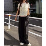 シャーリングレイヤードTシャツ | RANAN | 詳細画像16