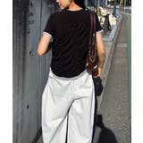 シャーリングレイヤードTシャツ | RANAN | 詳細画像22