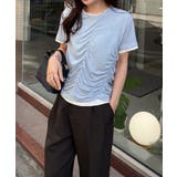 シャーリングレイヤードTシャツ | RANAN | 詳細画像28