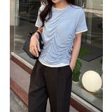 シャーリングレイヤードTシャツ | RANAN | 詳細画像5