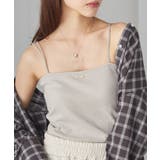 カップ付きダブルストラップキャミソール | RANAN | 詳細画像7 