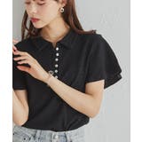 襟付きポロカットブラウス | RANAN | 詳細画像17 