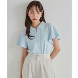 襟付きポロカットブラウス | RANAN | 詳細画像5 