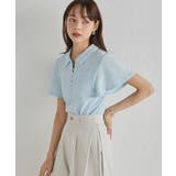 襟付きポロカットブラウス | RANAN | 詳細画像6 