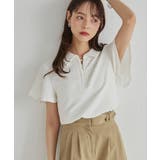 襟付きポロカットブラウス | RANAN | 詳細画像9 