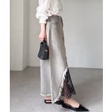 レースレイヤードデニムスカート | RANAN | 詳細画像16 