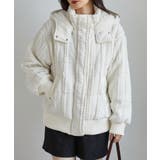 ケーブルニット中綿ブルゾン | RANAN | 詳細画像9 
