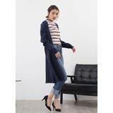 リブ編 トッパー ロングカーディガン | LAPULE  | 詳細画像8